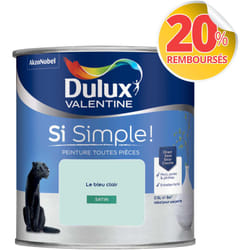 Peinture toutes pièces Dulux Valentine Si Simple Satin Le Bleu Clair 0,5 l