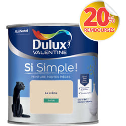 Peinture toutes pièces Dulux Valentine Si Simple Satin Le Crème 0,5 l