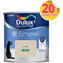 Peinture toutes pièces Dulux Valentine Si Simple Satin Le Sable 0,5 l
