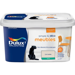 Dulux Valentine - Peinture De Rénovation Simple & Deco Meubles Satin Lin Ivoire 2 l