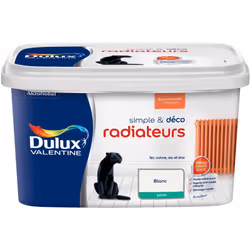 LIVRAISON OFFERTE DES 39€ D’ACHAT ET RETOUR GRATUIT ! Peinture De Rénovation Dulux Valentine Simple & Deco Radiateurs Satin B ...
