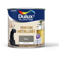 Peinture De Rénovation Effet Métallisée Etain 0,5 L - Dulux Valentine