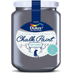 Dulux Valentine - Peinture De Rénovation Chalk Paint Ultra Mat Gris Sobre 0,4 l