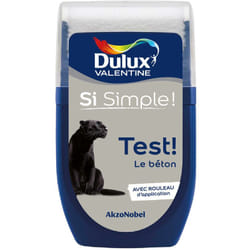 Dulux Valentine - Si Simple - Peinture toutes pièces - Testeur Mat Le Béton 30 mL
