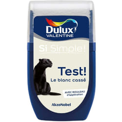Dulux Valentine - Si Simple - Peinture toutes pièces - Testeur Mat Le Blanc Cassé 30 mL