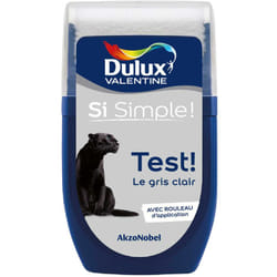 Dulux Valentine - Si Simple - Peinture toutes pièces - Testeur Mat Le Gris Clair 30 mL