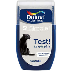 Dulux Valentine - Si Simple - Peinture toutes pièces - Testeur Mat Le Gris Pâle 30 mL
