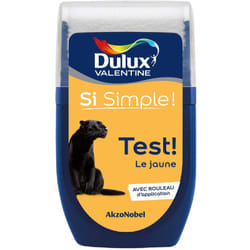 Dulux Valentine - Si Simple - Peinture toutes pièces - Testeur Mat Le Jaune 30 mL