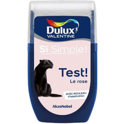 Dulux Valentine Si Simple - Peinture toutes pièces - Testeur Mat Le Rose 30 mL