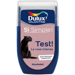 Dulux Valentine - Si Simple - Peinture toutes pièces - Testeur Mat Le Rose Intense 30 mL
