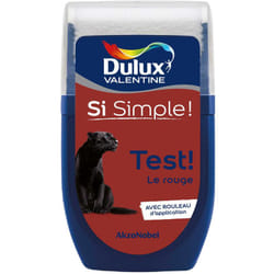 Dulux Valentine Si Simple - Peinture toutes pièces - Testeur Mat Le Rouge 30 mL