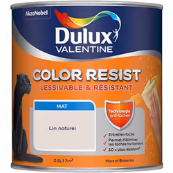 LIVRAISON OFFERTE DES 39€ D’ACHAT ET RETOUR GRATUIT ! Dulux Valentine Murs & Boiseries : Color Resist Murs & Boiseries Mat, r ...