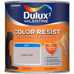 LIVRAISON OFFERTE DES 39€ D’ACHAT ET RETOUR GRATUIT ! Dulux Valentine Murs & Boiseries : Color Resist Murs & Boiseries Mat, r ...