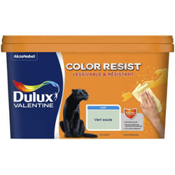 Dulux Valentine - Peinture bicouche intérieure Color Resist Murs et Boiseries Mat Vert Saule 2,5L