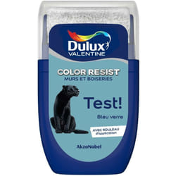 Dulux Valentine - Testeur couleur Bleu Verre 30 mL - Peinture Color Resist