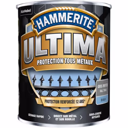 LIVRAISON OFFERTE DES 39€ D’ACHAT ET RETOUR GRATUIT ! Hammerite ULTIMA Peinture antirouille brillante : Hammerite Ultima est  ...