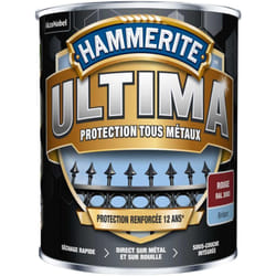 Hammerite - Peinture métal acrylique ultima Brillant Rouge 2,5L