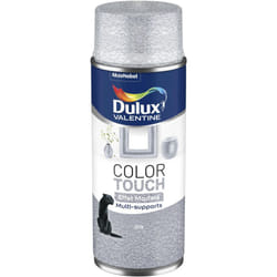 Dulux Valentine - Peinture Aérosol Color Touch - Effet Martelé Gris Alu 400 ml