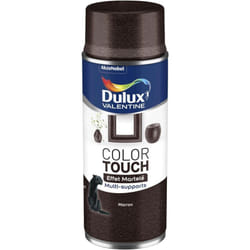 Dulux Valentine - Peinture Aérosol Color Touch - Effet Martelé Marron 400 ml