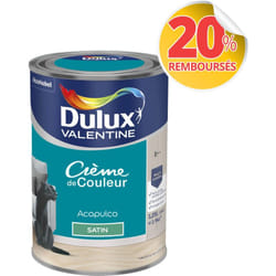 Dulux Valentine - Peinture Crème De Couleur Satin Acapulco 1,25 l