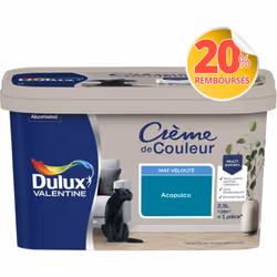 LIVRAISON OFFERTE DES 39€ D’ACHAT ET RETOUR GRATUIT ! Dulux Valentine Crème de couleur : La peinture Dulux Valentine Crème de ...