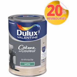 LIVRAISON OFFERTE DES 39€ D’ACHAT ET RETOUR GRATUIT ! Dulux Valentine Crème de couleur : La peinture Dulux Valentine Crème de ...
