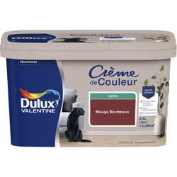 LIVRAISON OFFERTE DES 39€ D’ACHAT ET RETOUR GRATUIT ! Dulux Valentine Crème de couleur : La peinture Dulux Valentine Crème de ...