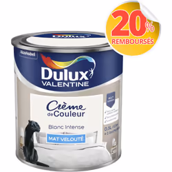 LIVRAISON OFFERTE DES 39€ D’ACHAT ET RETOUR GRATUIT ! Dulux Valentine Crème de couleur : La peinture Dulux Valentine Crème de ...