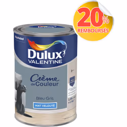 LIVRAISON OFFERTE DES 39€ D’ACHAT ET RETOUR GRATUIT ! Dulux Valentine Crème de couleur : La peinture Dulux Valentine Crème de ...