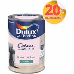 LIVRAISON OFFERTE DES 39€ D’ACHAT ET RETOUR GRATUIT ! Dulux Valentine Crème de couleur : La peinture Dulux Valentine Crème de ...