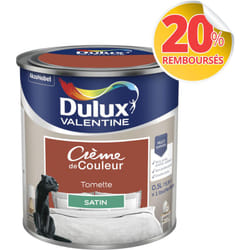 Dulux Valentine - Peinture Crème De Couleur Satin Tomette 0,5 l
