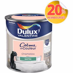 LIVRAISON OFFERTE DES 39€ D’ACHAT ET RETOUR GRATUIT ! Dulux Valentine Crème de couleur : La peinture Dulux Valentine Crème de ...