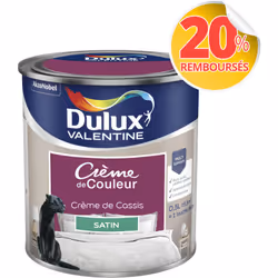 LIVRAISON OFFERTE DES 39€ D’ACHAT ET RETOUR GRATUIT ! Dulux Valentine Crème de couleur : La peinture Dulux Valentine Crème de ...