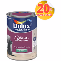 LIVRAISON OFFERTE DES 39€ D’ACHAT ET RETOUR GRATUIT ! Dulux Valentine Crème de couleur : La peinture Dulux Valentine Crème de ...
