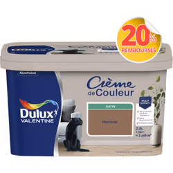 LIVRAISON OFFERTE DES 39€ D’ACHAT ET RETOUR GRATUIT ! Dulux Valentine Crème de couleur : La peinture Dulux Valentine Crème de ...