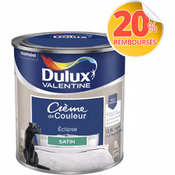 LIVRAISON OFFERTE DES 39€ D’ACHAT ET RETOUR GRATUIT ! Dulux Valentine Crème de couleur : La peinture Dulux Valentine Crème de ...