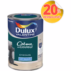 LIVRAISON OFFERTE DES 39€ D’ACHAT ET RETOUR GRATUIT ! Dulux Valentine Crème de couleur : La peinture Dulux Valentine Crème de ...