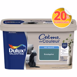LIVRAISON OFFERTE DES 39€ D’ACHAT ET RETOUR GRATUIT ! Dulux Valentine Crème de couleur : La peinture Dulux Valentine Crème de ...