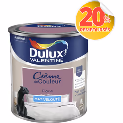LIVRAISON OFFERTE DES 39€ D’ACHAT ET RETOUR GRATUIT ! Dulux Valentine Crème de couleur : La peinture Dulux Valentine Crème de ...