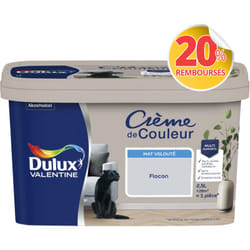 Dulux Valentine - Peinture Crème De Couleur Mat Flocon 2,5 l
