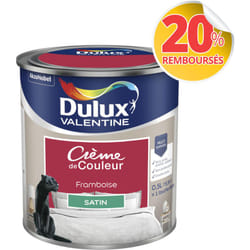 Dulux Valentine - Peinture Crème De Couleur Satin Framboise 0,5 l