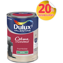Dulux Valentine - Peinture Crème De Couleur Satin Framboise 1,25 l