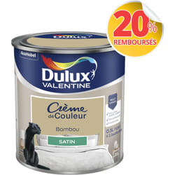 Peinture Crème De Couleur Satin Bambou 0,5 l Dulux Valentine