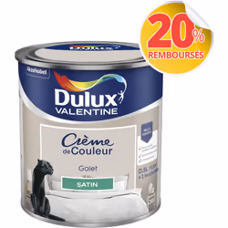 LIVRAISON OFFERTE DES 39€ D’ACHAT ET RETOUR GRATUIT ! Dulux Valentine Crème de couleur : La peinture Dulux Valentine Crème de ...