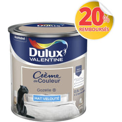Peinture Crème De Couleur Mat Gazelle 0,5 l Dulux Valentine