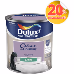 LIVRAISON OFFERTE DES 39€ D’ACHAT ET RETOUR GRATUIT ! Dulux Valentine Crème de couleur : La peinture Dulux Valentine Crème de ...