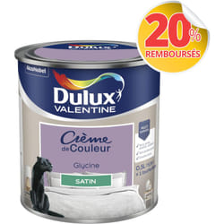 Dulux Valentine - Peinture Crème De Couleur Satin Glycine 0,5 l