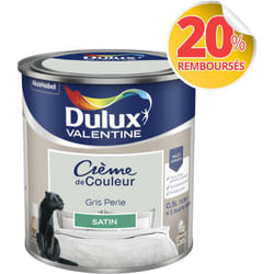 Dulux Valentine - Peinture Crème De Couleur Satin Gris Perle 0,5 l
