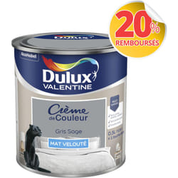 Peinture Crème De Couleur Mat Gris Sage 0,5 L - Dulux Valentine
