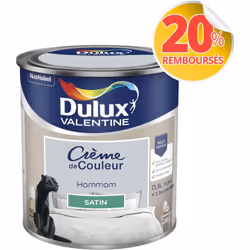 LIVRAISON OFFERTE DES 39€ D’ACHAT ET RETOUR GRATUIT ! Dulux Valentine Crème de couleur : La peinture Dulux Valentine Crème de ...